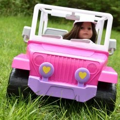 TeamsonUS Sophia's 4 X 4 Hot Pink Beach Cruiser Truck For 18