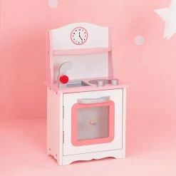 TeamsonUS Kids Olivia's Little World - Little Princess 18" Doll Sweet Pink Kitchen