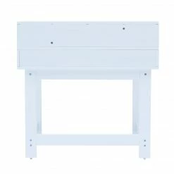 TeamsonUS New Fantasy Fields Wooden Play Writing Desk With Storage And Chair Set, White