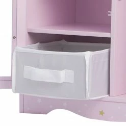 TeamsonUS Olivia's Little World Twinkle Stars Princess Fancy Closet With Hangers For 18
