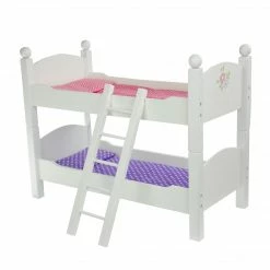 TeamsonUS Kids Olivia's Little World - Little Princess 18" Doll Double Bunk Bed