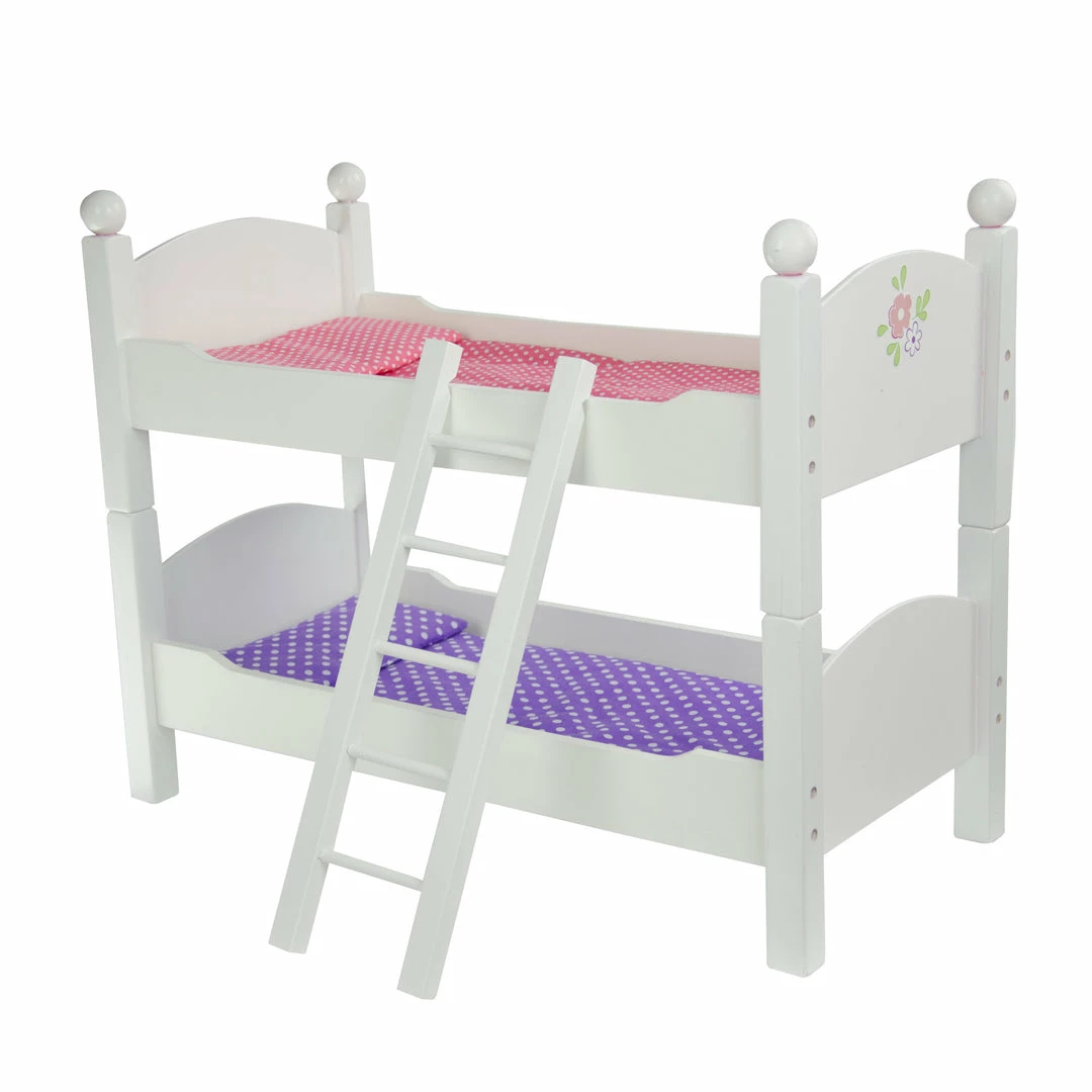 TeamsonUS Kids Olivia's Little World - Little Princess 18" Doll Double Bunk Bed