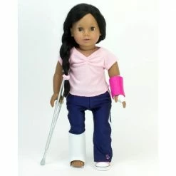TeamsonUS Sophia's Doll Cast & Crutches Accessories Set For 18