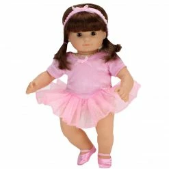 TeamsonUS Kids Sophia's 3 Piece Ballet Outfit Set For 15'' Dolls, Light Pink