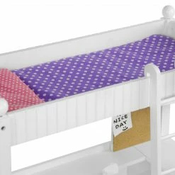 TeamsonUS Kids Olivia's Little World Little Princess Double Bunk Desk For 18