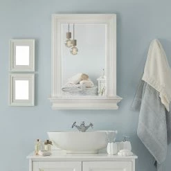 TeamsonUS Stratford Wall Mirror With Shelf