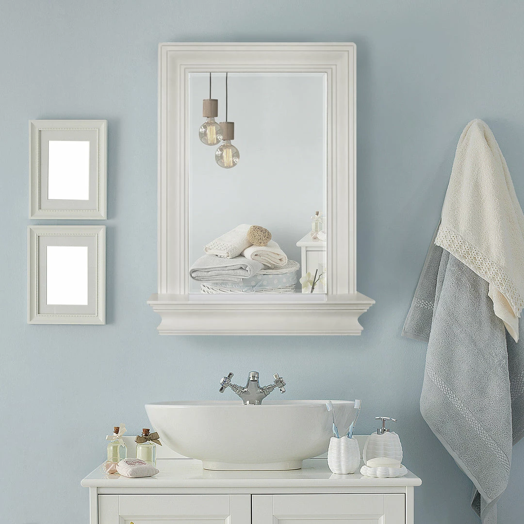 TeamsonUS Stratford Wall Mirror With Shelf