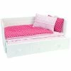 TeamsonUS Sophia's Daybed With Trundle Furniture Set For 18" Dolls