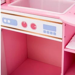TeamsonUS Olivia's Little World Baby Doll Changing Station Dollhouse With Storage, Pink Kids