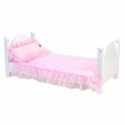 TeamsonUS Sophia's 3 Piece Eyelet Bedding Set For 18