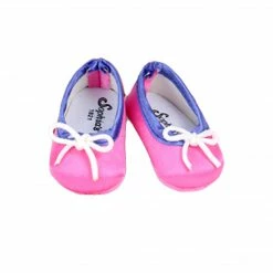 TeamsonUS Sophia's Satin Floral Dress And Shoes For 14.5