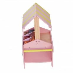 TeamsonUS Kids Olivia's Little World Modern Nordic Princess Doll Pastry Cart With Fruit Boxes, Pink