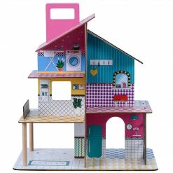 TeamsonUS Teamson Kids 360 Pop Dollhouse With 12 Accessories For 3.5