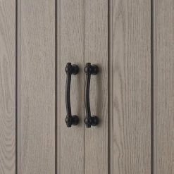 TeamsonUS Teamson Home Russell Farmhouse Wooden Removable Cabinet, Salt Oak