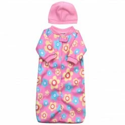 TeamsonUS Sophia's 2 Piece Sleep Sack And Hat Set For 15" Dolls, Pink Kids