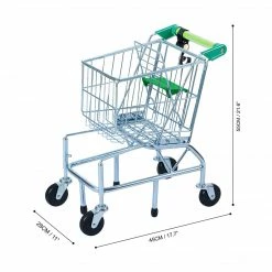 TeamsonUS Teamson Kids Supermarket Happy Metal Shopping Cart