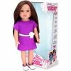 TeamsonUS Sophia's Posable 18" All Vinyl Brunette Hair Doll "Miley" With Brown Eyes