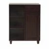 TeamsonUS Teamson Home Catalina Single Door Free Standing Cabinet With Open Shelves And Drawer