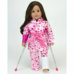 TeamsonUS Sophia's Doll Cast & Crutches Accessories Set For 18" Dolls Kids