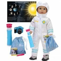 TeamsonUS Sophia's 8 Piece Smithsonian Astronaut Accessories For 18" Dolls, Multicolor