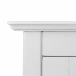 TeamsonUS Teamson Home Connor 2 Door Floor Cabinet With 3 Shelves, White