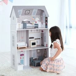 TeamsonUS Olivia's Little World Furnished Dollhouse For 12