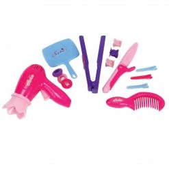 TeamsonUS Kids Sophia's Hair Care Set For 18" Dolls, Pink