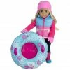 TeamsonUS Sophia's Winter Outfit And Inner Tube Set For 18" Dolls Kids