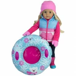 TeamsonUS Sophia's Winter Outfit And Inner Tube Set For 18" Dolls Kids